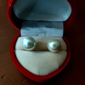 Faux Pearl Earrings